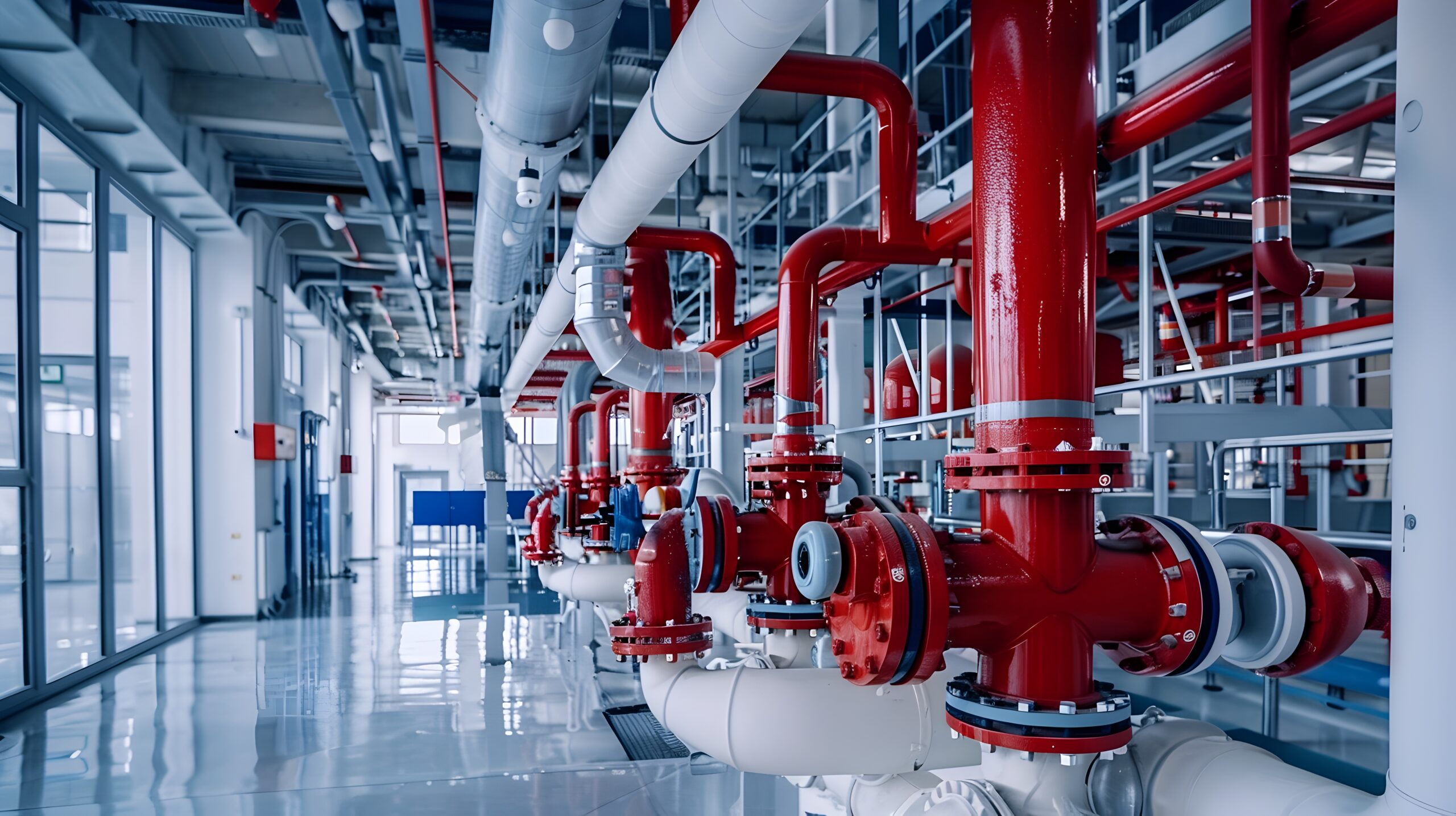 Image of a commercial fire supression system in Albuquerque New Mexico